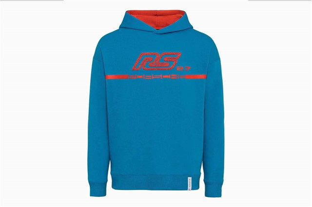 Porsche Men's Hoodie, Blue & Orange - RS 2.7 Collection S