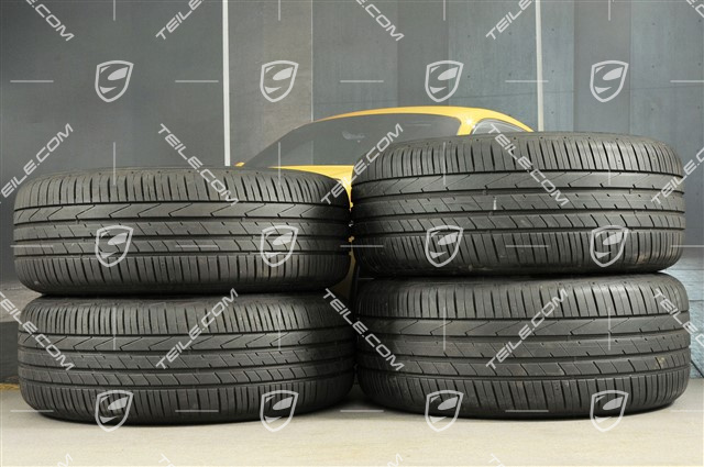 18-inch "Macan S" summer wheel set, rims 8J x 18 ET21 + 9J x 18 ET21, Hankook Ventus S1 tyres 235/60 ZR 18 + 255/55 ZR 18, with TPMS