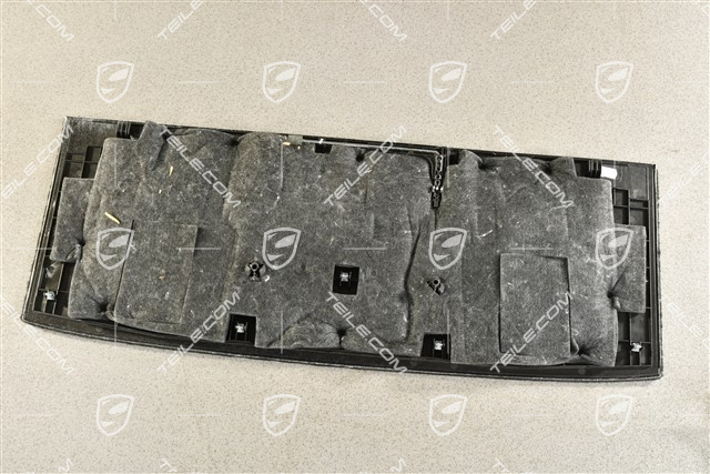 Cabrio, Verkleidung, Rückwand, Teppich, Schwarz