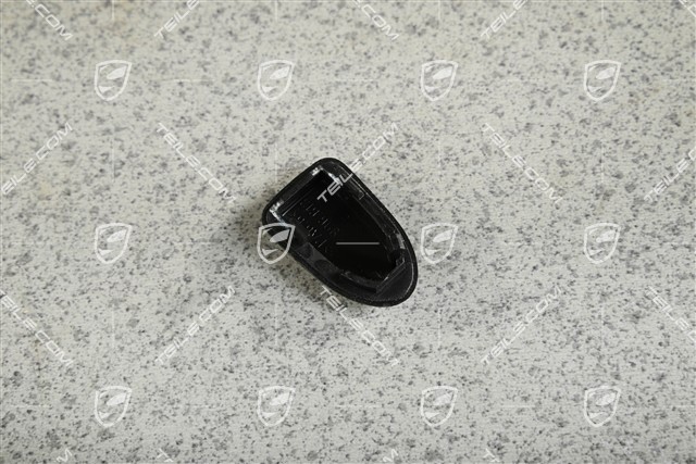 Cruise control switch / cap with symbol, Glossy black, DE