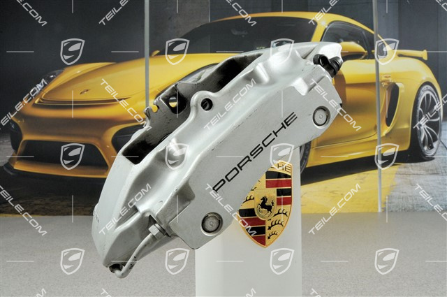 Zacisk hamulcowy, bez klocków, srebrny, C4, L Zacisk hamulcowy, bez klocków, srebrny, C4, L