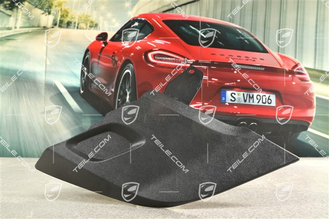 Osłona boczna tunelu środkowego, wentylacja, Czarny, L