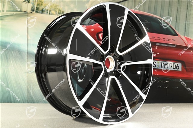 21" Felga AeroDesign / PHEV, 9,5J x 21 ET46, czarny wysoki połysk