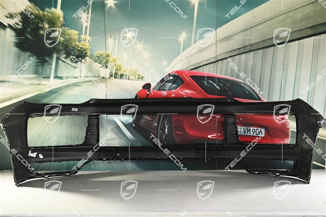 Zderzak przedni z otworami na czujniki parkowania