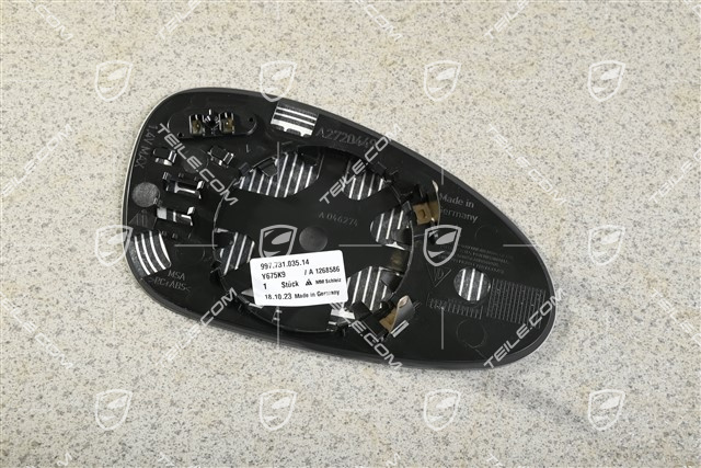 Szkło lusterka zewnętrznego, płaskie, L