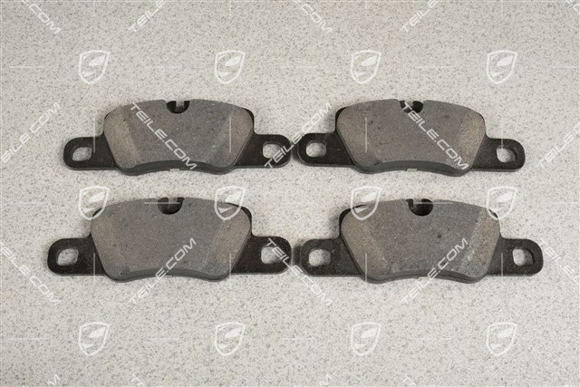 Brake pad set, Panamera, PCCB, L+R