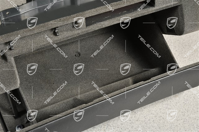 Handschuhkasten, Leder, schwarz, komplett, RHD