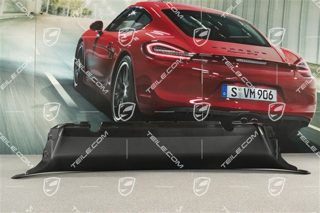 Spyder, Prowadnica powietrza przedniego zderzaka, środkowa górna, Czarna satyna