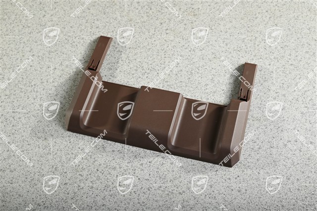 Cover trim for centre seat rail, Backseat, Truffle Brown