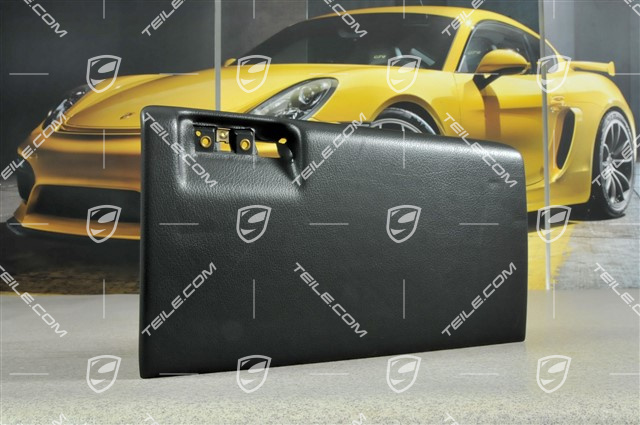 Dekiel schowka na rękawiczki, Skóropodobny, Czarny Dekiel schowka na rękawiczki, Skóropodobny, Czarny