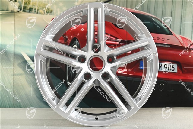 19" Felga Panamera, 10,5J x 19 ET62, brylantowy srebrny