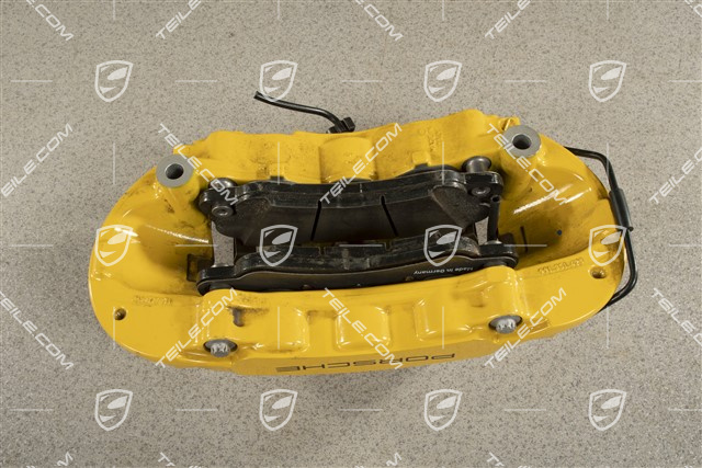 PCCB fixed calliper, Yellow, R