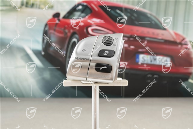 Schaltmodul mit Schaltpaddel, Tiptronic, Galvanosilber, L