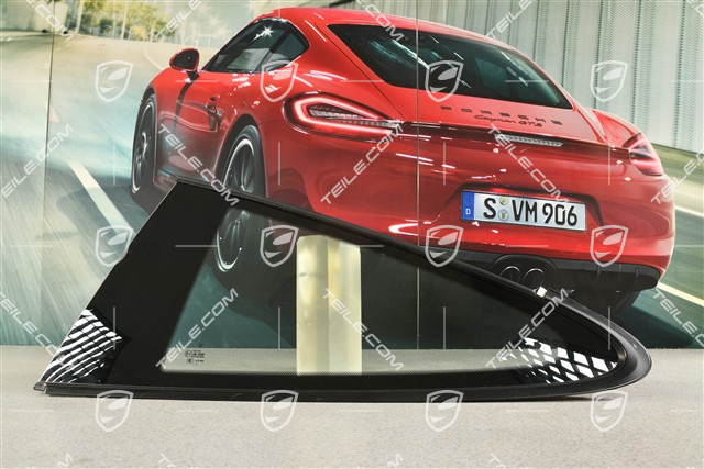 Szyba boczna, coupé, rally black, L