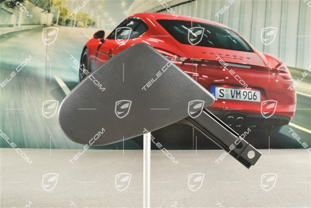 Seat Trim Panel Seat Hinge Cover, Black-Grey, L