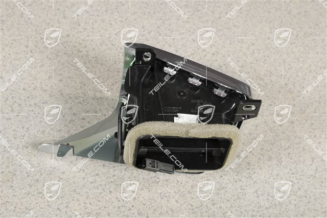 Dashboard centre vent / nozzle, Galvano silver, R