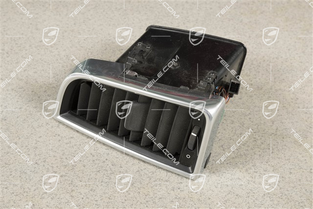 Dashboard centre vent / nozzle, Galvano silver, L
