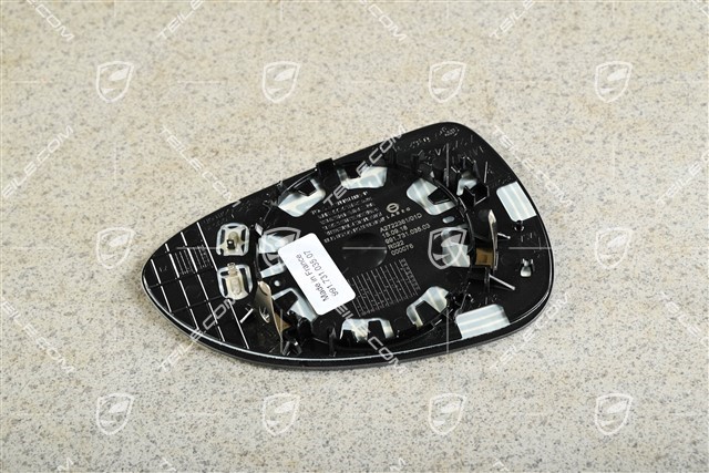 Wkład lusterka, Szkło lusterka  wypukłe (ze strefą), L