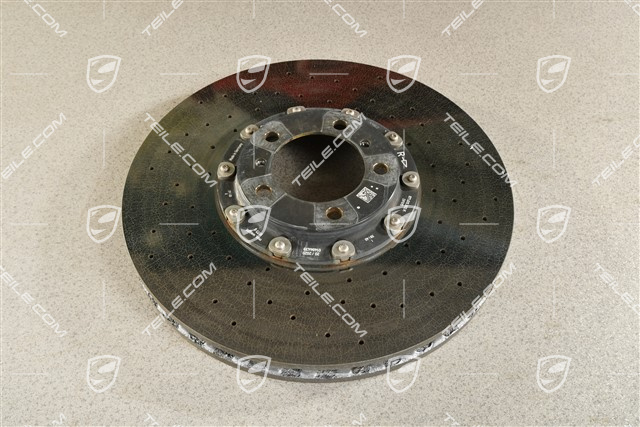 PCCB ceramik brake disc, 20-inch / 420mm, damaged, R