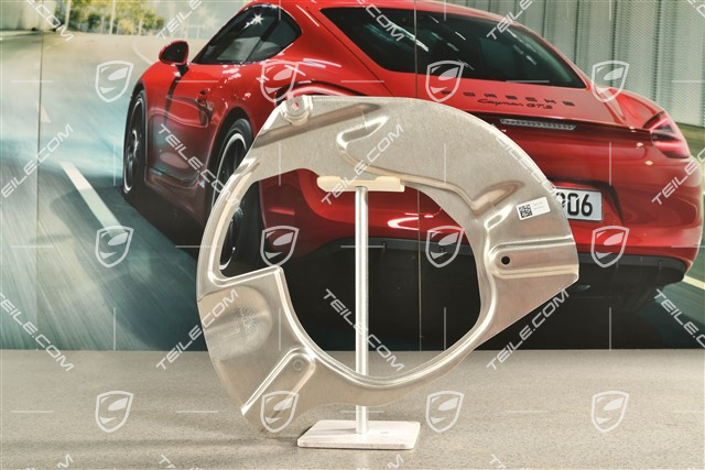 Front axle disc brake protective plate, R