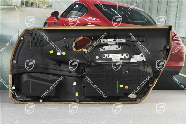 Tapicerka drzwi z blendą airbaga, bez głośnika, skóropodobna, Savanna beige, L