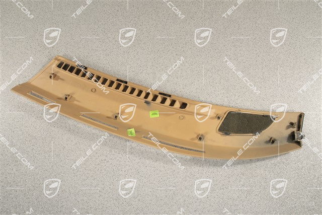 Blenda / osłona nawiewów konsoli / deski rozdzielczej,  beżowa, R