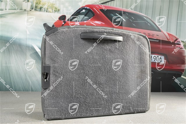 Back seat backrest, Coupe/Targa, Leather, Stone grey, L