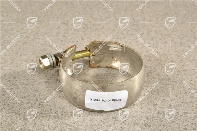 Abgasanlage Spannband / Spannschelle mit Verschraubungssatz