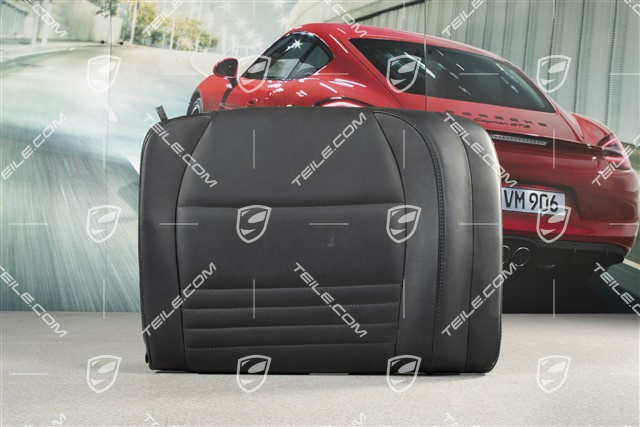Notsitzrückenlehne, Leder, schwarz, Coupe, Turbo, R