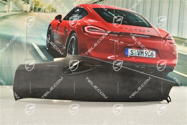 Verkleidung von C-Säule, Alcantara, Schwarz, L