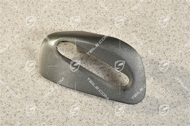 Cabrio, Sicherheitsgurt Abdeckung / Rosette, Granitgrau, R