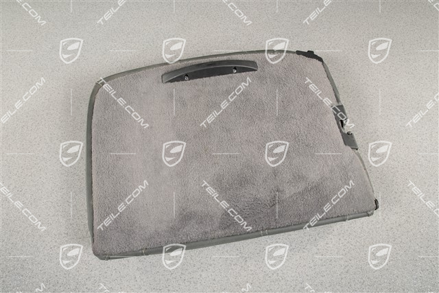 Back seat backrest, Coupe/Targa, Leatherette, Stone grey, R