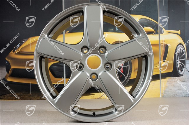 19" felga Cayenne Sport Classic II, 8,5J x 19 ET59, Platinum satin-matt