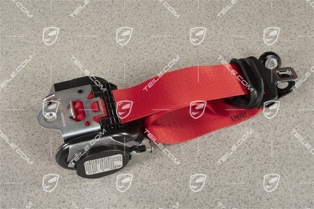 Coupe/Targa, Seat belt, Guards Red, L=R