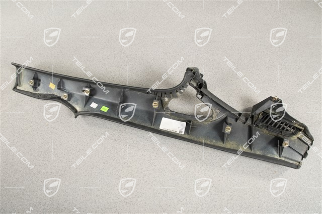 Tapicerka słupka C, Skóra, czarna, Coupe, R