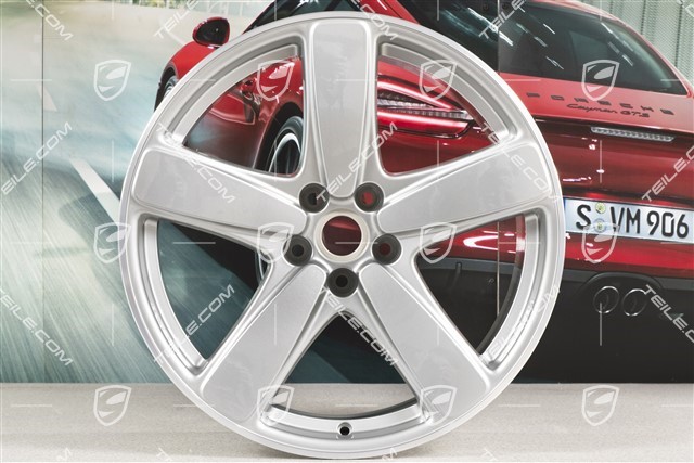 19" Felge Macan Sport Classic, 8,5J x 19 ET21, GT-Silber metallic