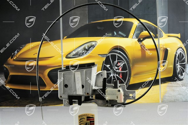 Locking mechanism, spare wheel bracket