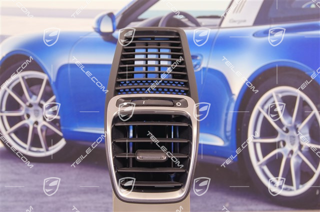 Kratka nawiewu, środkowa, czarna, L