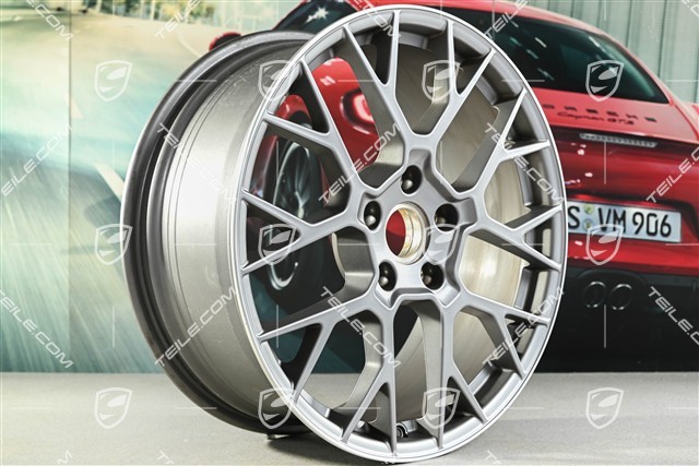 20+21-inch RS Spyder rims set, 8,5J x20 ET50 + 11,5J x 21 ET79, Darksilver