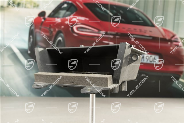 Półka / schowek konsoli środkowej, czarny mat