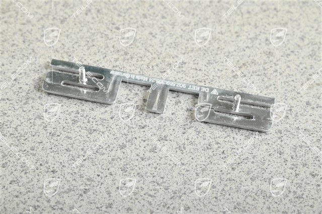 Schriftzug Emblem "912", Silber