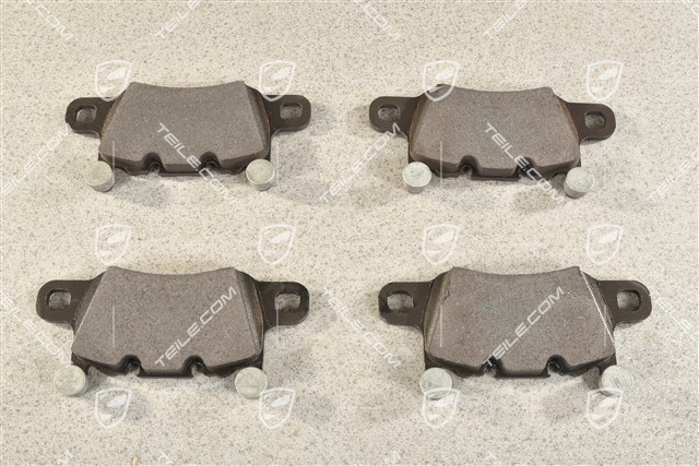 Brake pad set, rear axle, GT4, L+R