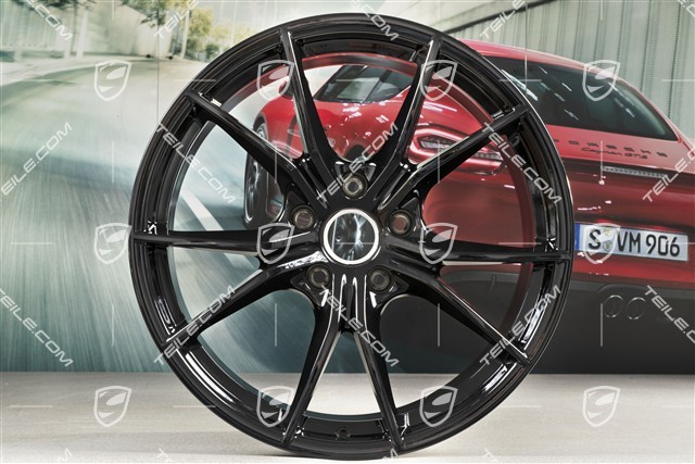20" Felge Carrera S IV, 10J x 20 ET45, Tiefschwarz Metallic
