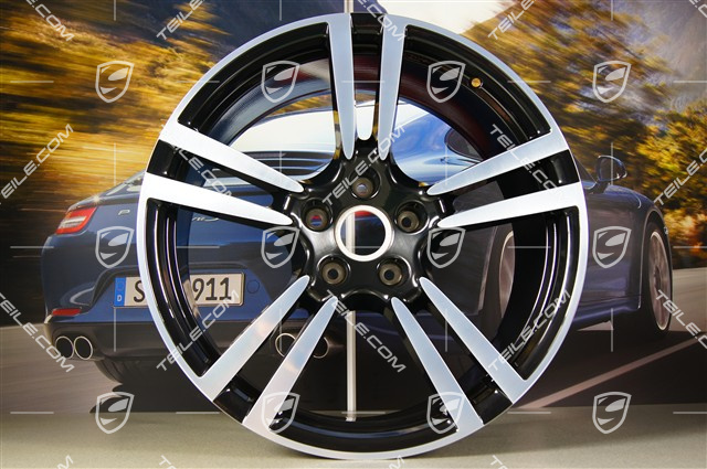 21" felga Turbo II, 10J x 21 ET50, czarny wysoki połysk