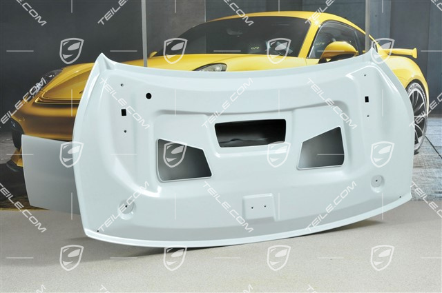 GT3 spoiler cover / bonnet with rear wing, complete