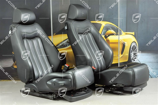 GranTurismo, Sitze, el. einstellbar, Leder, Schwarz, Satz (L+R)