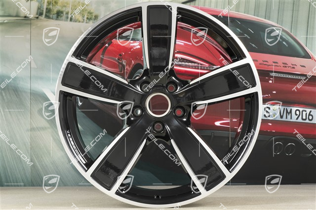 22-inch Sport Classic wheel rim, 11,5J x 22 ET52, black high gloss