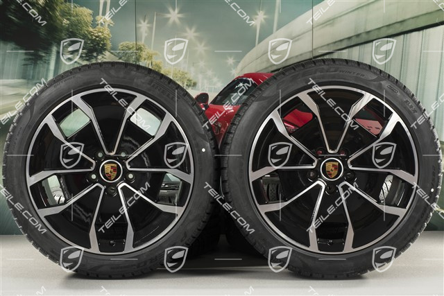 20-inch Turbo Aero Design, winter wheel set, rims 9J x 20 ET54 + 11J x 20 ET60 + NEW Pirelli winter tyres 245/45 R20 + 285/40 R20