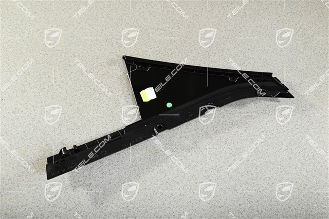 Coupe, C-pillar outer cover, rear, Black, L