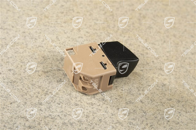 Włącznik / przycisk klapki wlewu paliwa, czarny mat